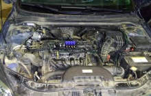 Установка ГБО на Kia Ceed, подкапотное пространство